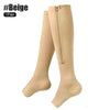 Zipper Compression Knee High Socks